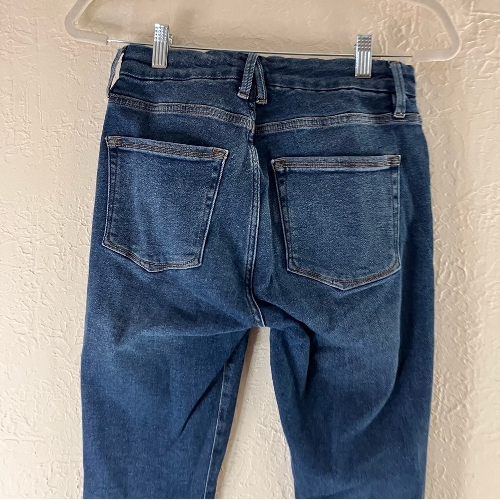 Good American Good Legs High Waisted Skinny Jeans in Blue 518 - Picture 8 of 10